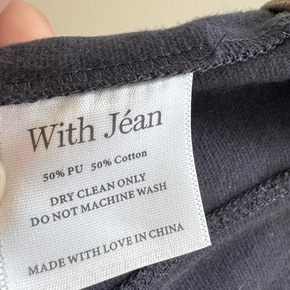 With Jean Althea corset top brown faux leather strapless large - Picture 10 of 10